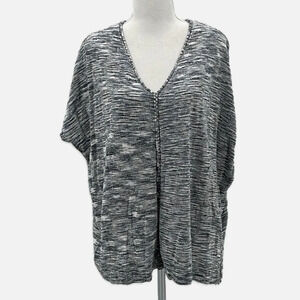 Caslon Space Dye Poncho Style Oversized Top/Swim Cover - NWOT - Small/Medium